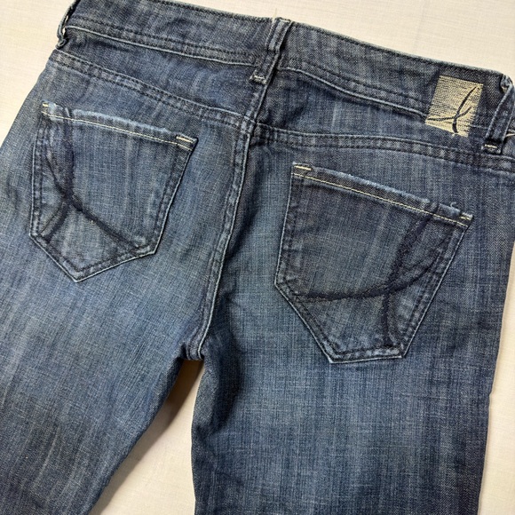 !IT Los Angeles Jeans Women’s Size 27 Short Mid Rise Jeans Cuffed Bottoms - Picture 11 of 11
